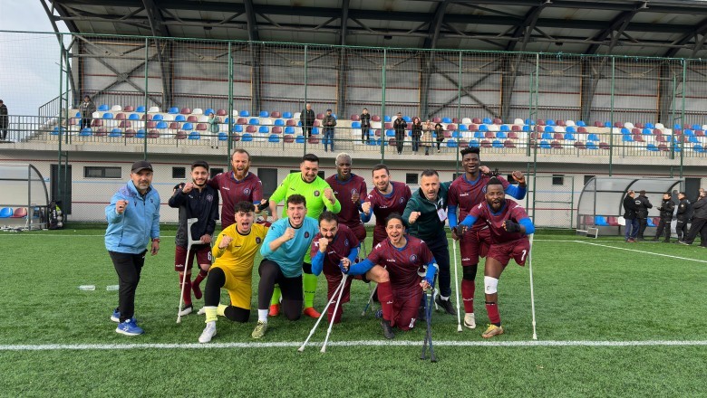 Ampute futbolda Büyükşehir 3 golle coştu