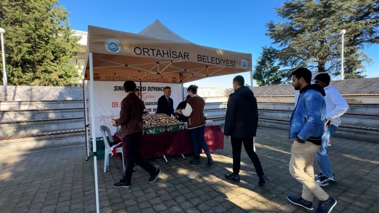 Ortahisar Belediyesi, üniversite öğrencilerini unutmadı
