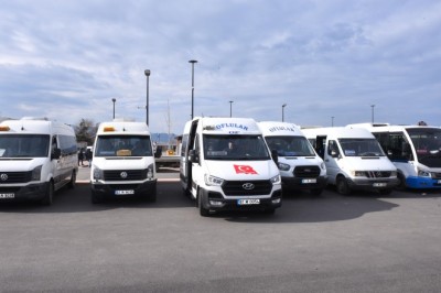 Çömlekçi'deki ilçe dolmuşları Pazarkapı'ya taşındı
