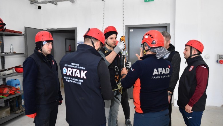 Ortahisar Belediyesi ekipleri, afetlere karşı hazırlanıyor