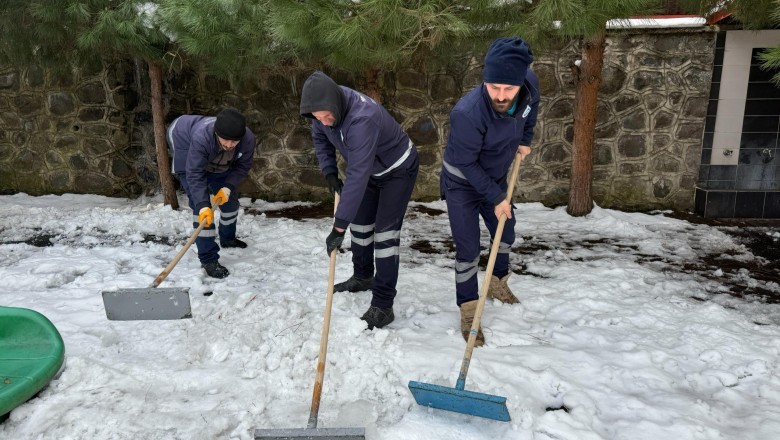 Ortahisar Belediyesi okul bahçelerini güvenli hale getirdi