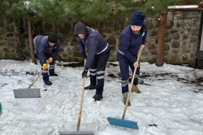 Ortahisar Belediyesi okul bahçelerini güvenli hale getirdi