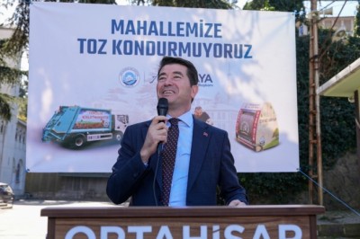 Ortahisar Belediyesi, mahallelere toz kondurmuyor