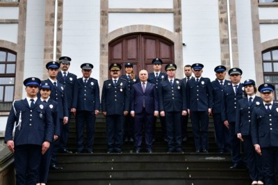 Vali Yıldırım, Polis Haftası kapsamında Emniyet Teşkilatı'nı makamında ağırladı