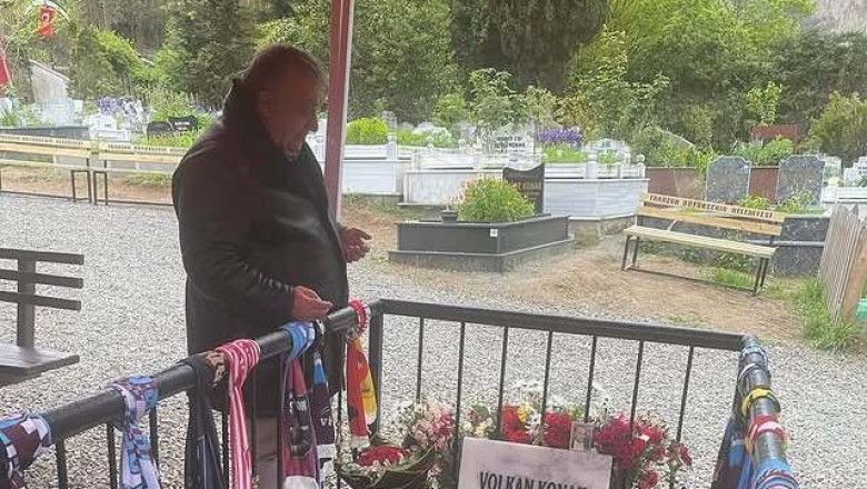 İsmail Türüt'ten Volkan Konak'ın mezarına ziyaret