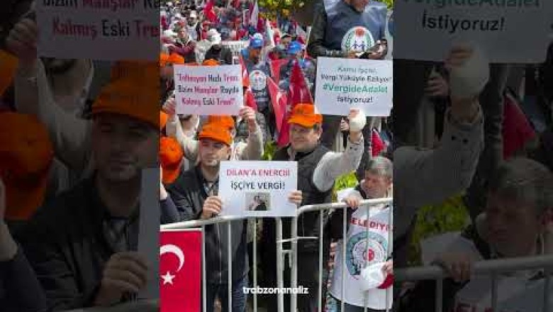 Trabzon’da 1 Mayıs coşkuyla kutlandı