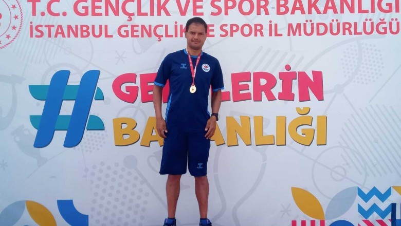 Büyükşehir'in gururu Emrah Öztürk'ten Türkiye rekoru