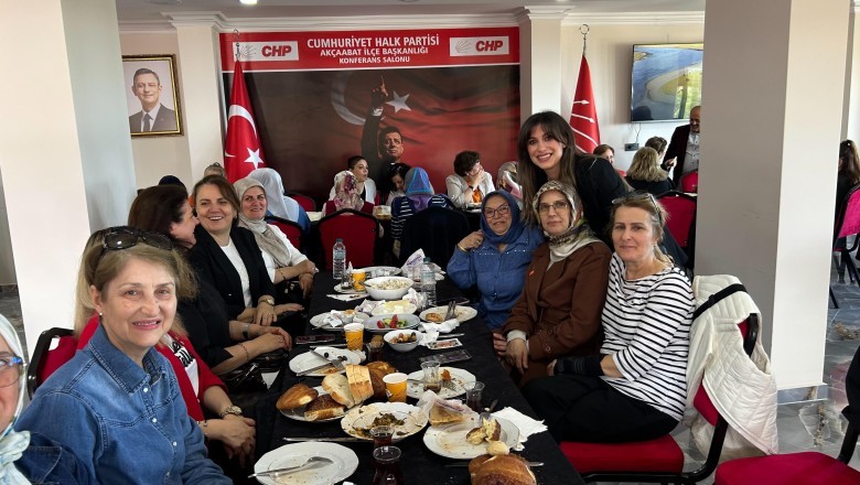 CHP Akçaabat Kadın Kolları’ndan anlamlı organizasyon