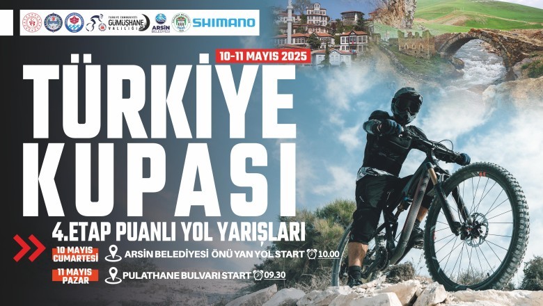 Trabzon'da 2 günlük pedal maratonu