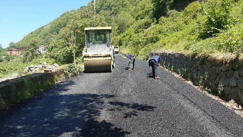 Ortahisar'da mahallelerde yol seferberliği başlatıldı