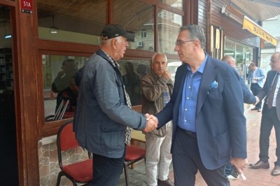 Başkan Azizoğlu'ndan esnafa ziyaret