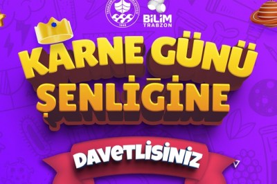 Büyükşehirden eğlenceli karne günü