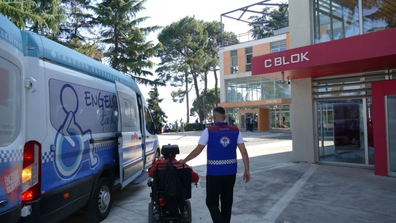 Büyükşehir sınav günü adayları yalnız bırakmadı