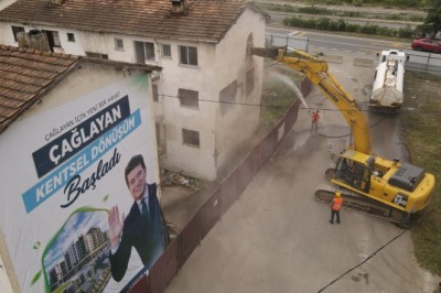 Çağlayan Kentsel dönüşüm projesi hızla ilerliyor