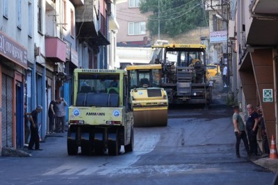 Başkan Kaya, sanayi esnafının yol sorununu çözdü