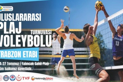 Uluslararası Biodermo Pro Beach Tour Voleybol Turnuvası başlıyor