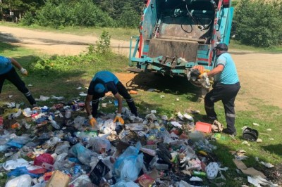 Ortahisar Belediyesi, Sümela Manastırı'nın etrafını temizledi