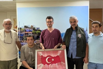 Gazilerden Dr. Mustafa Çankaya’ya Ay Yıldızlı teşekkür