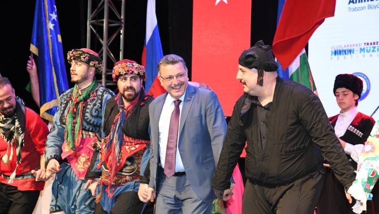 Trabzon'dan dünyaya barış mesajı verdiler