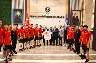 Ampute Milli Takımı'ndan Büyükşehir'e ziyaret