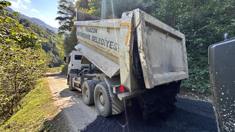 Büyükşehir Trabzon'u şantiyeye çevirdi