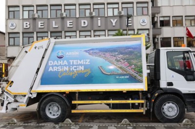 Arsin'de temizlik işlerine takviyeler devam ediyor