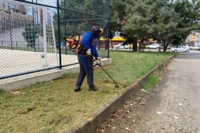 Ortahisar Belediyesi'nden park ve bahçelere bahar dokunuşu
