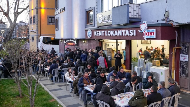 Ortahisar'ın iftar sofralarında 58 bin kişi ağırlandı