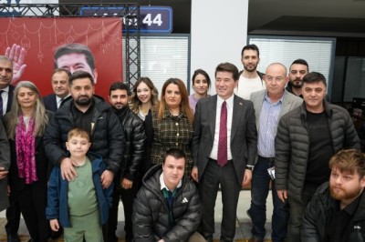 Ortahisar Belediyesi'nde bayramlaşma töreni düzenlendi