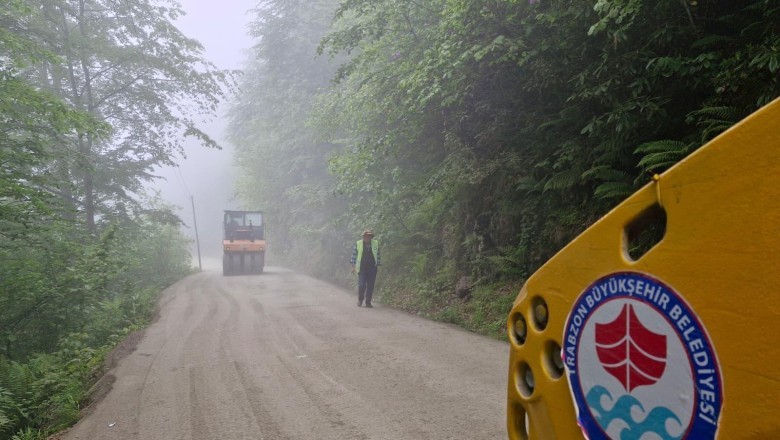 Büyükşehir'den yüksek kesimlerde yol seferberliği