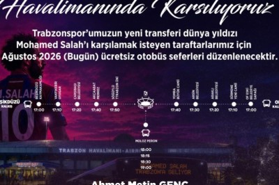 Büyükşehir'den Salah için ücretsiz otobüs seferleri