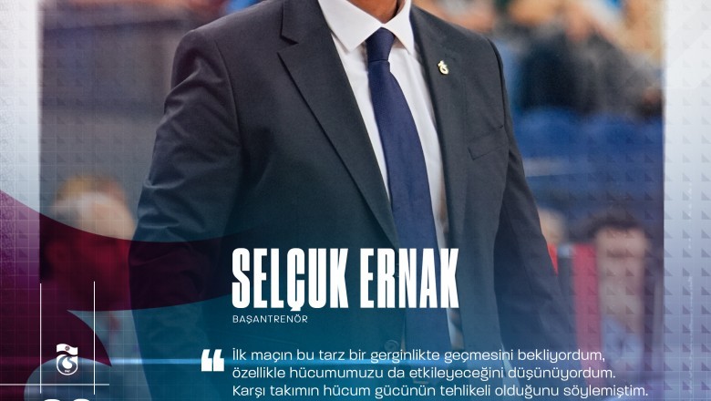 Trabzonspor Basketbol Başantrenörü Selçuk Ernak, Bursaspor Galibiyetini Değerlendirdi: “Her Hafta Daha İyi Basketbol Oynayan Bir Trabzonspor Olmaya Çalışacağız”!